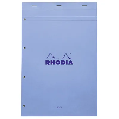 Bloc note agrafé Rhodia Reflets Pastel N°20 Séyès - 80 feuillets - 31,8 x 20,2 cm - Blocs notes, Cahiers-3