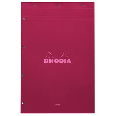 Bloc note agrafé Rhodia Reflets Pastel N°20 Séyès - 80 feuillets - 31,8 x 20,2 cm - Blocs notes, Cahiers-5