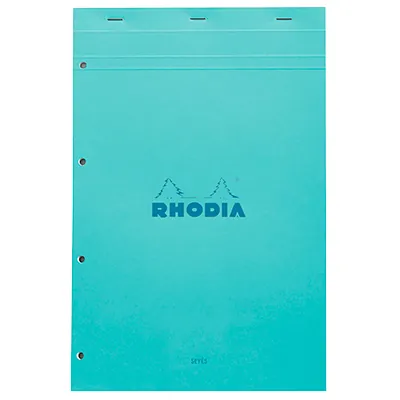 Bloc note agrafé Rhodia Reflets Pastel N°20 Séyès - 80 feuillets - 31,8 x 20,2 cm - Blocs notes, Cahiers-6