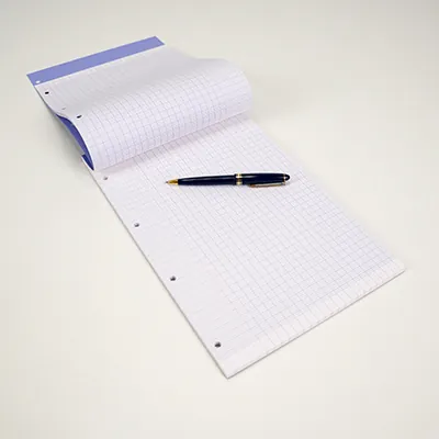 Bloc note agrafé Rhodia Reflets Pastel N°20 Séyès - 80 feuillets - 31,8 x 20,2 cm - Cahiers et blocs notes-7