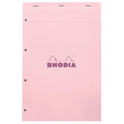Bloc note agrafé Rhodia Reflets Pastel N°20 5/5 - 80 feuillets - 31,4 x 20,2 cm - Blocs notes, Cahiers-2