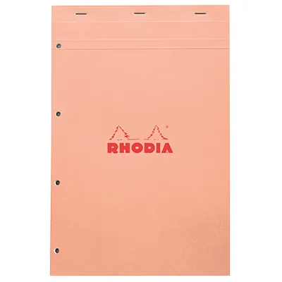 Bloc note agrafé Rhodia Reflets Pastel N°20 5/5 - 80 feuillets - 31,4 x 20,2 cm - Blocs notes, Cahiers-3