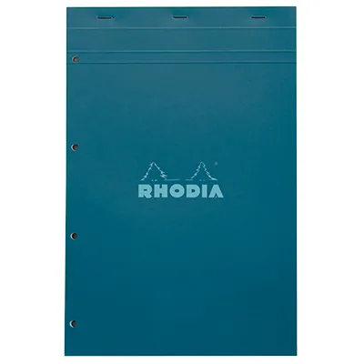 Bloc note agrafé Rhodia Reflets Pastel N°20 5/5 - 80 feuillets - 31,4 x 20,2 cm - Cahiers et blocs notes-4