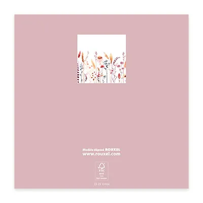 Bon cadeau fleurs champêtres 12x12cm avec enveloppe – Paquet de 12 - Bons cadeaux-3