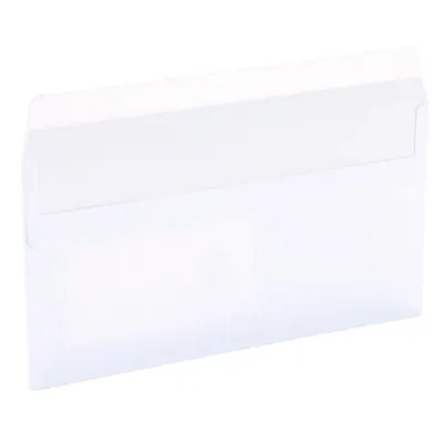 Enveloppe blanche DL 110 x 220 mm 80g avec fenêtre La Couronne - Paquet de 500 - Enveloppes blanches-4
