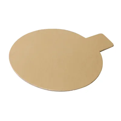 Rond carton avec languette double face Or / Noir ø 8 cm - Rond pâtisserie - Support gâteau - Paquet de 250 - Semelles gâteaux, Supports gâteaux