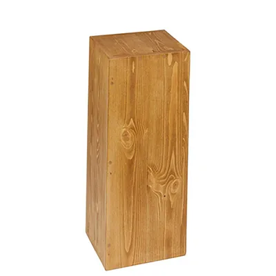 Podium colonne bois 32 x 32 x 80 cm - Podium cube - Podium de présentation magasin - Podiums de présentation, Présentoirs 3 niveaux