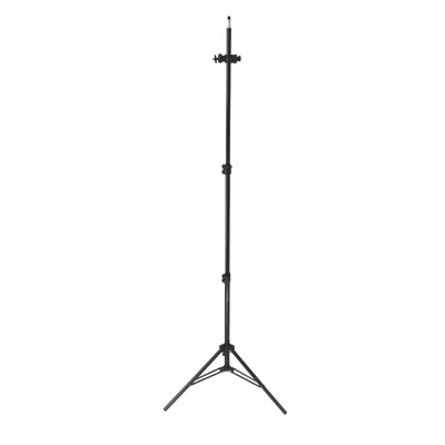 Support trépied pour gel hydroalcoolique H 154 cm - Support pour flacon - Métal noir - Distributeur de savon