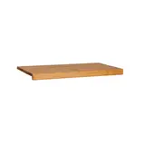 Tablette bois massif brun L60 x P31,8 cm - Modèle d'étagère pour boutique - Ligne Authentique