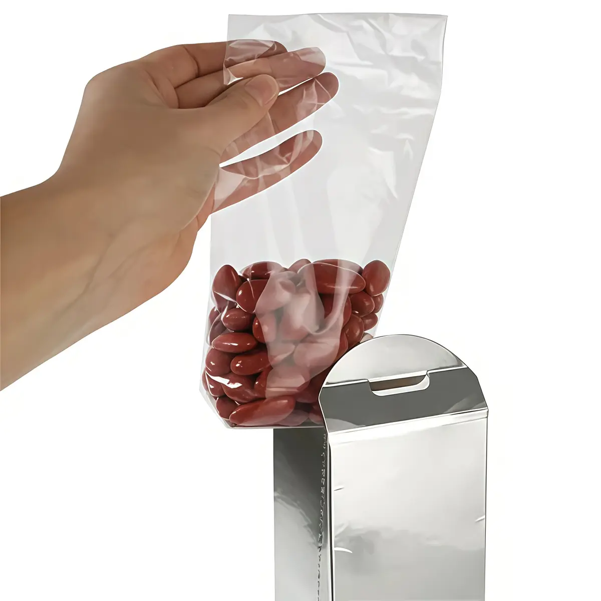 Sachet transparent fond polypro 10 x 22 cm 35µ - Sachet confiserie - Sachet bonbons - Lot de 100 - Sachets bonbon, Sachets confiserie-3