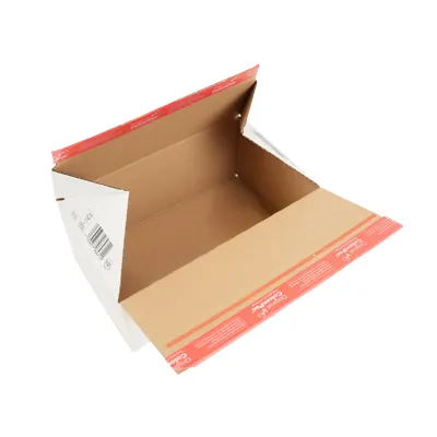 Carton d'expédition à fond automatique Blanc 30,6x18,6x12,7cm - Boîte carton - Lot de 20 - Cartons d'expédition, Boîtes carton-6
