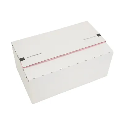 Carton d'expédition à fond automatique Blanc 30,6x18,6x12,7cm - Boîte carton - Lot de 20 - Cartons d'expédition, Boîtes carton-8
