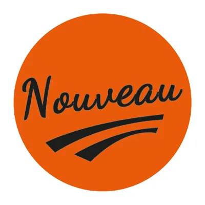 Gommettes adhésives Nouveau - Étiquettes adhésives Soldes, Étiquettes promotionnelles