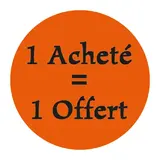 Gommettes adhésives 1 Acheté = 1 Offert - Étiquettes adhésives Soldes, Étiquettes promotionnelles