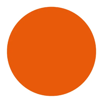Pastille adhésive promo neutre rond ø 36 mm, Orange fluo - Sticker promo - Lot de 500 - Pastilles adhésives, Gommettes autocollantes
