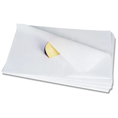 Papier ingraissable alimentaire étanche 65 x 50 cm Blanc neutre - Papier paraffiné - Carton de 10kg - Films, papiers ingraissables et sachets papier alimentaires