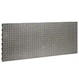 Fond tôle perforé pas de 50 mm - Ligne Store gris métallisé pas de 50 mm