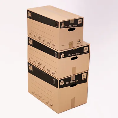 Caisse carton - Caisse américaine carton - Carton déménagement 54L - carton simple cannelure 60 x 30 x 30 cm - Lot de 20 - Caisses américaines cartons-8