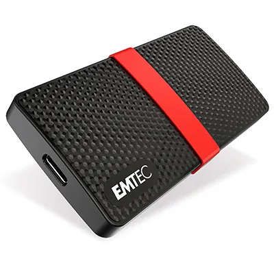 Disque dur portable 1 TB - Emtec SSD 3.2 GEN 1 X200 - Supports sauvegarde-2