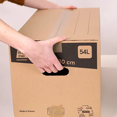 Caisse carton - Caisse américaine carton - Carton déménagement 54L - carton simple cannelure 60 x 30 x 30 cm - Lot de 20 - Caisses américaines cartons-7