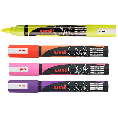 Marqueurs craie fluo pointe ronde 1,8 - 2,5 mm, lot de 4 pièces - Marqueurs, Feutres craies-3