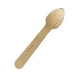 Cuillère à glace en bois 9,5 cm - Couvert en bois - Paquet de 100 - Couverts jetables, Couverts bois