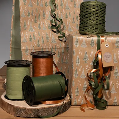 Bolduc mat vert army green 10 mm x 250 m polypropylène - Bolducs unis-2