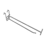 Broche simple avec tige T pour présentoir grille L 18,5 cm x ø 5,8 mm Métal chromé - Lot de 10 - Broches et Bras pour grilles