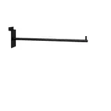 Bras droit noir sablé- L 30 cm - tube ø 10 mm - pour panneaux rai - Échelles Wall