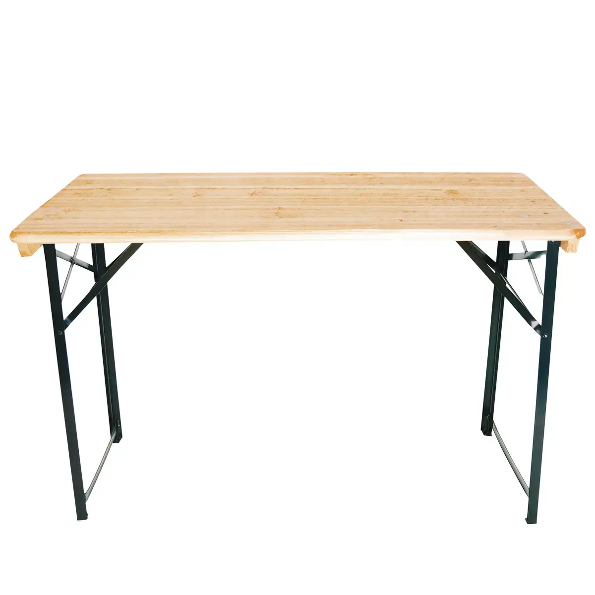 Table brasserie pliante bois / métal 116 x 60 x 75 cm - Tables pliantes, Tables traiteur