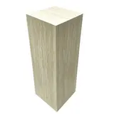 Sellette effet travertin 30 x 30 x 90 cm - Colonne bois effet travertin - Podium présentation - Tables de présentation, Sellettes