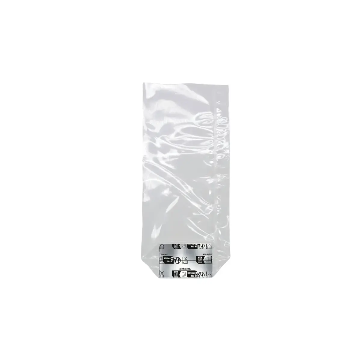Sachets bonbon Fond Carton Transparent 8x15 cm - Paquet de 100 - Sachets bonbon, Sachets confiserie