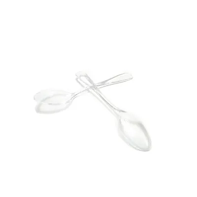 Cuillère à verrine en plastique 9 cm - Couvert jetable - Paquet de 500 - Couverts jetables, Couverts bois