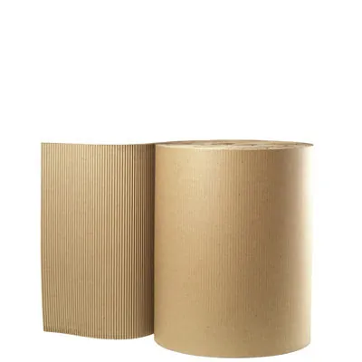Carton ondulé simple face 350 g/m² – Brun - Rouleau de 50 cm x 50 m - Kraft, carton ondulé