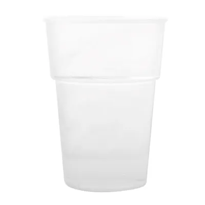 Gobelet plastique gradué 33 cl ø 7,61 x 11,53 cm - Gobelet réutilisable - Verre plastique - Transparent - Lot de 50 - Gobelets carton, Gobelets café
