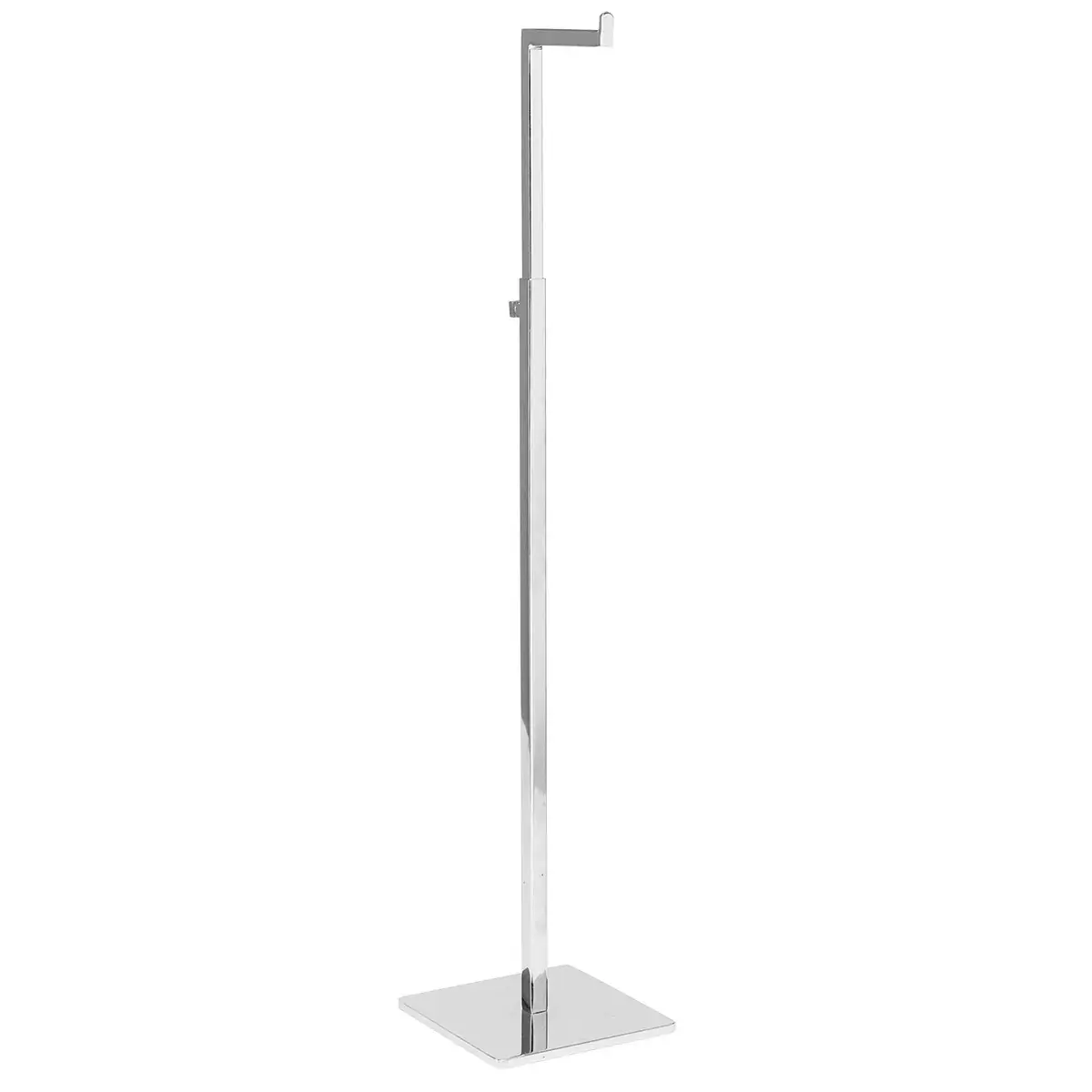 Présentoir réglable porte sac en L H 35 à 60 cm métal chromé - Présentoir sac à main - Présentoirs sacs et portefeuilles