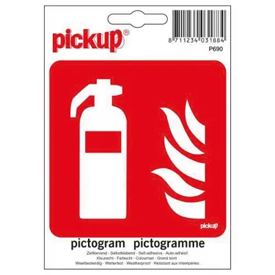 Pictogramme adhésif Extincteur - Registres de sécurité entreprises et ERP