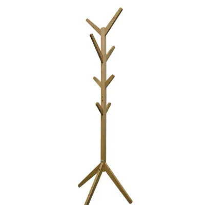Porte-manteaux perroquet bambou 176 cm 8 patères Design arbre - Porte-manteaux, Patères-2