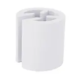 Marque taille neutre blanc ø 1 x 1 cm - Indicateur de taille pour cintre - Paquet de 100 - Marques taille pour cintres