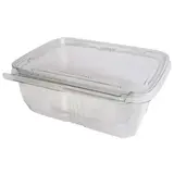Barquette plastique avec couvercle inviolable 1000 ml 18,5 x 14,4 x 7 cm - Lot de 50 - Barquettes plastique