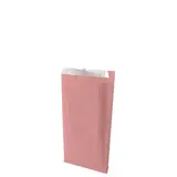 Pochette cadeau kraft vergé rose poudré 12 x 4,5 x 20 cm - Sachet kraft - Lot de 250