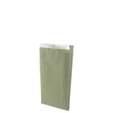 Pochette cadeau kraft vergé vert tilleul 12 x 4,5 x 20 cm - Sachet kraft - Lot de 250 - Pochettes cadeaux fête des pères