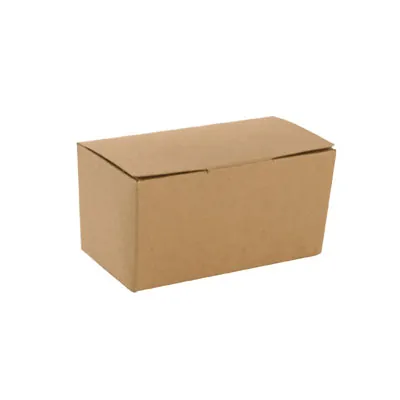 Ballotin chocolat carton kraft 250g 11 x 6 x 5,8 cm - Ballotin chocolat vide - Lot de 25 - Ballotins chocolats vides-2