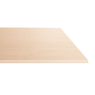 Tablette droite bois mélaminé chant PVC 60 x 40 cm ép. 18 mm - Érable - Lot de 2 - Tablettes Bois mélaminé