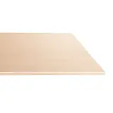 Tablette droite bois mélaminé chant PVC 100 x 40 cm ép. 18 mm - Érable - Lot de 2 - Tablettes Bois mélaminé
