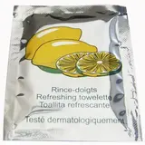 Rince-doigts parfum citron - Lingette rince-doigts - Paquet de 500 - Couverts jetables, Couverts bois