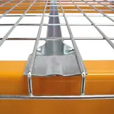 Tablette grille galvanisée rack lourd – L 135 × P 110 cm – 4 barres de renfort - Racks lourds