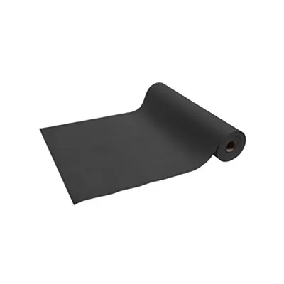 Chemin de table Spunbond non tissé prédécoupé - Tête à tête prédécoupé - Noir - Rouleau de 40 cm x 27 m - Chemins de table jetables, Sets de table papier