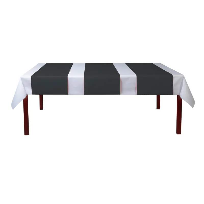 Chemin de table Spunbond non tissé prédécoupé - Tête à tête prédécoupé - Noir - Rouleau de 40 cm x 27 m - Chemins de table jetables, Sets de table papier-3