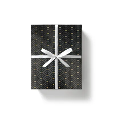 Papier cadeau Rétro - Papier cadeaux couchés à motifs-3